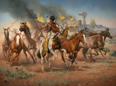 "Quahadi Horse Thief"