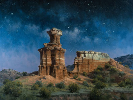 "Moonlight On The Lighthouse"