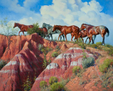 "Of Colored Clay And Quarter Horses".