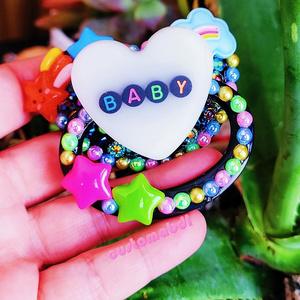 Baby Heart - Black - Space, Stars, Spooky, Galaxy, Universe, Cloud,