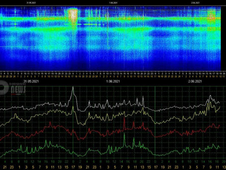 June 2021. Basic Introduction. How To Read The Schumann Resonance Spectrograph Properly.