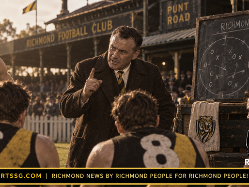 Jack Dyer coaching Richmond at Punt Road