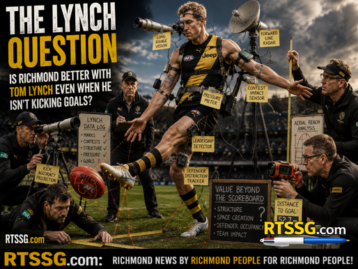 Does Tom Lynch Still Make Richmond’s Forward Line Better Without Kicking Goals?