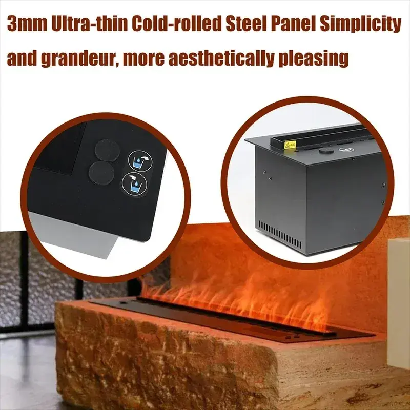 Thumbnail: Humidifier Intelligent Remote Control Water Steam Fireplace