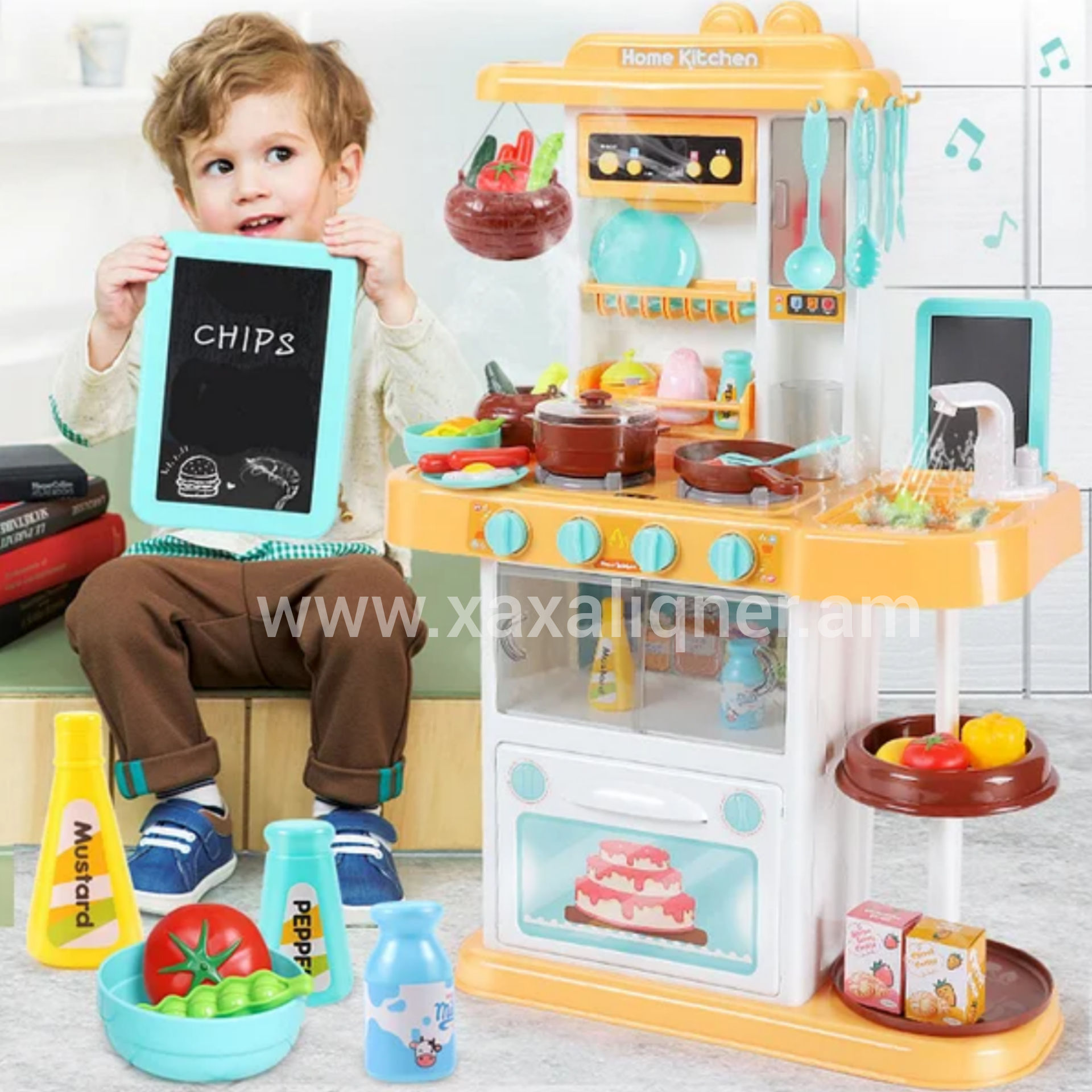 Մանկական խոհանոց գոլորշիով և ջրով  աշխատող 