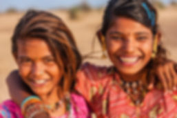 Smiling girls