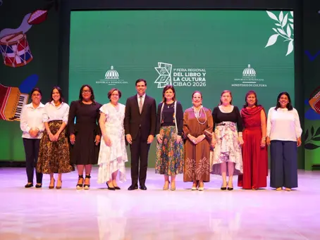 La vicepresidenta Raquel Peña y el ministro de Cultura Roberto Ángel Salcedo inauguraron la Feria Regional del Libro y la Cultura Cibao 2026 en Santiago