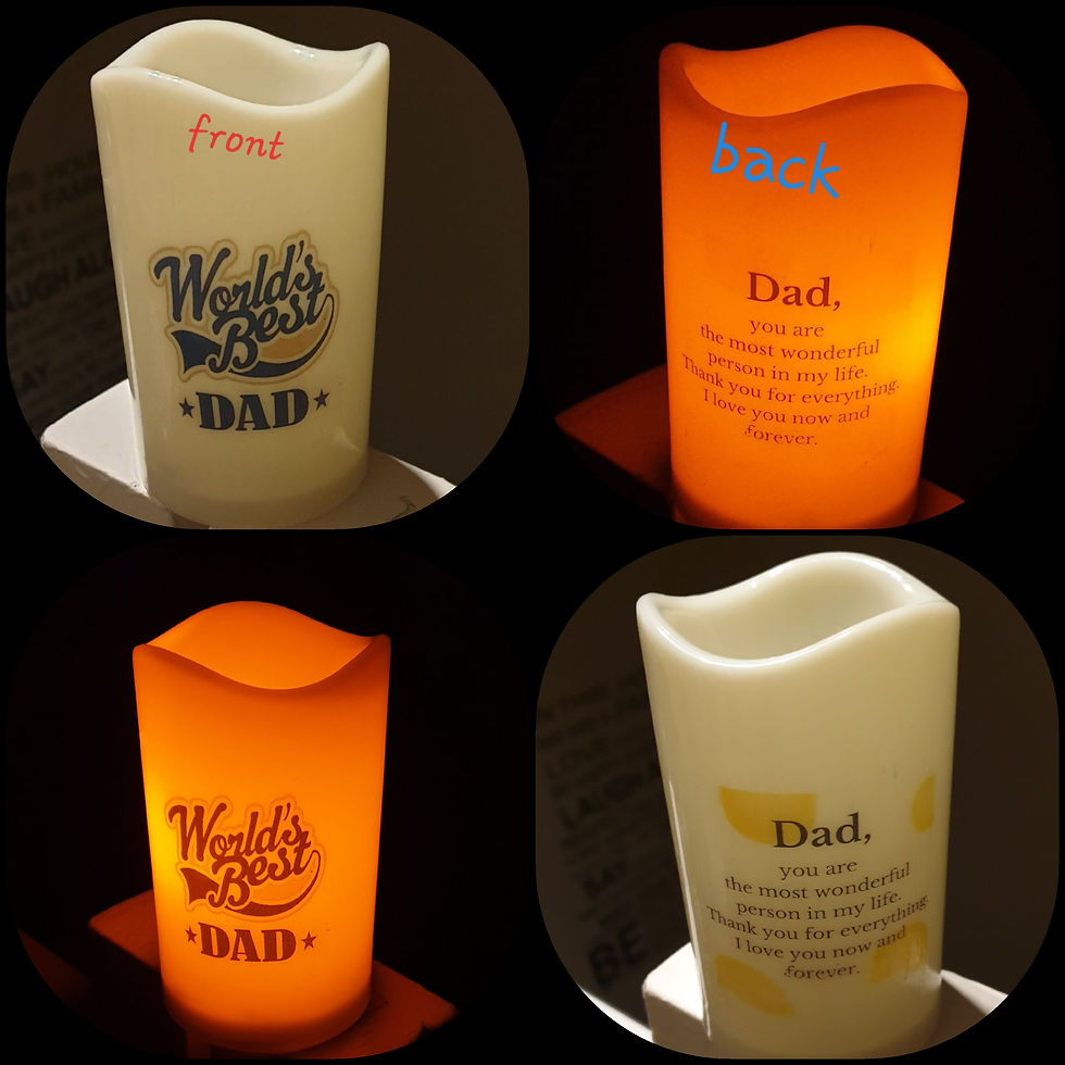 Thumbnail: Amazing Pillar flameless candle with light 2for 
