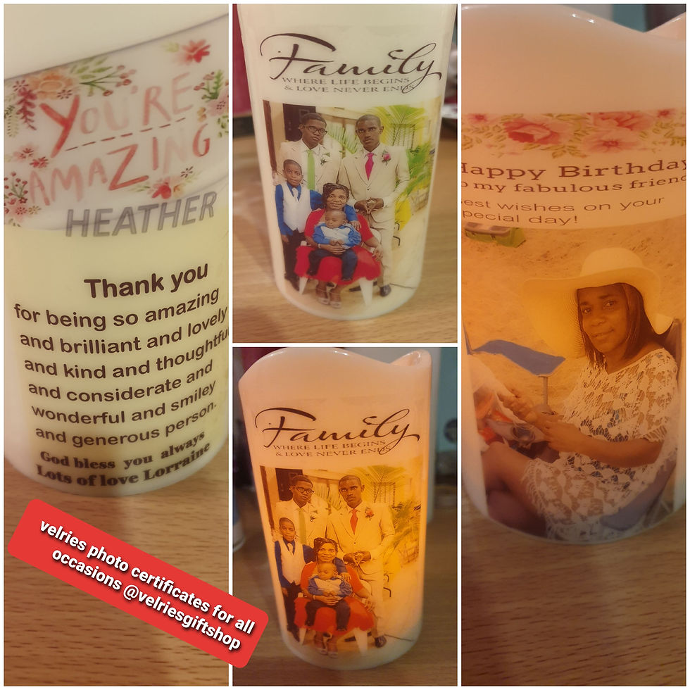 Thumbnail: Amazing Mothers day Pillar flameless candle single 
