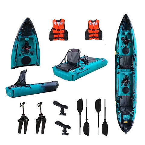 14ft Freedom Duo Modular Tandem Pedal Kayak | Fishing Kayak