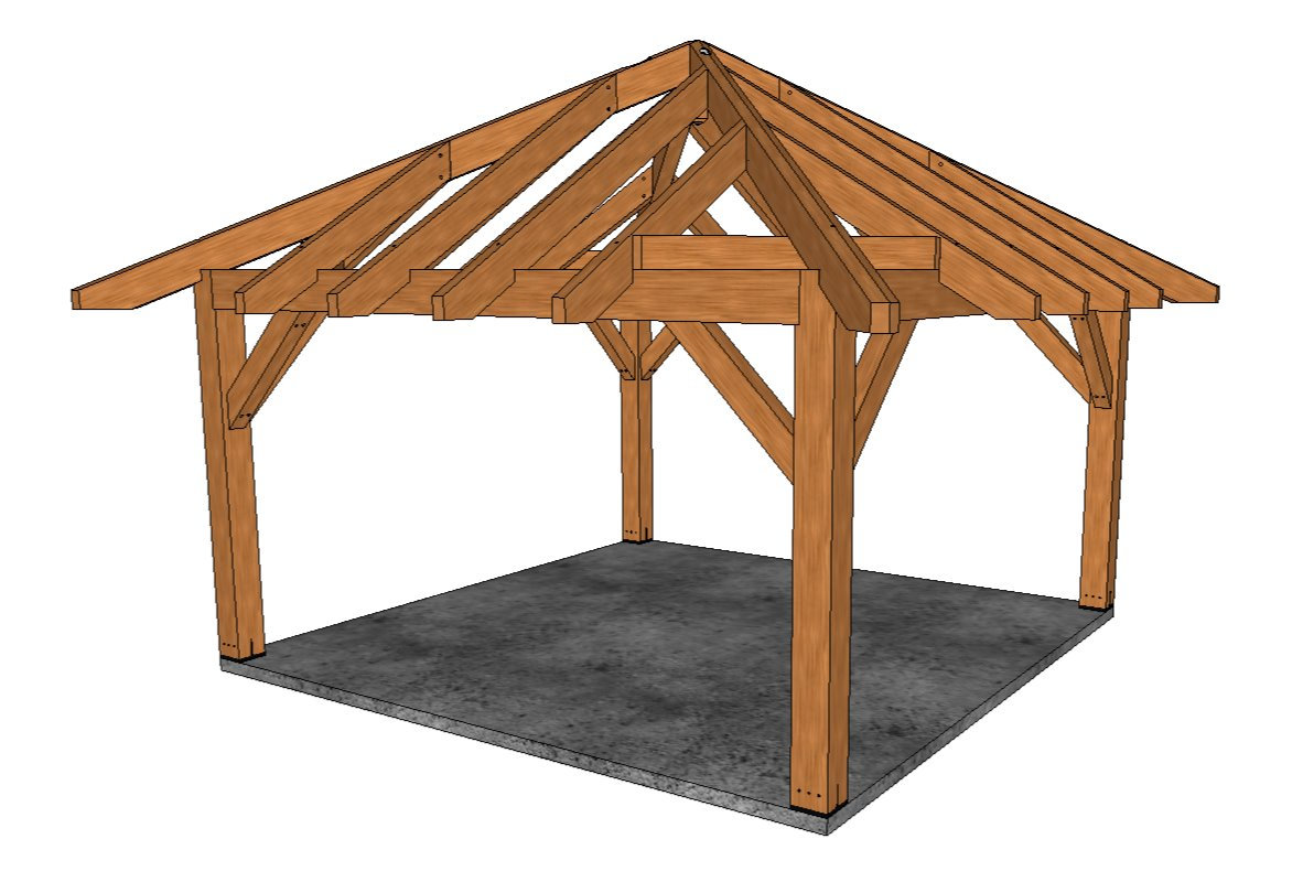 18' x 18' T-REX Pavilion | team-timber
