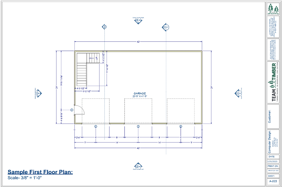 Thumbnail: 24' x 42' Salisbury Barn II
