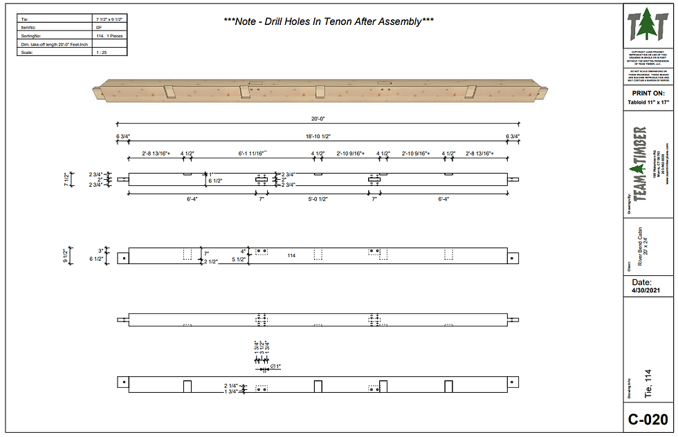 Thumbnail: 20' x 24' River Bend Cabin III