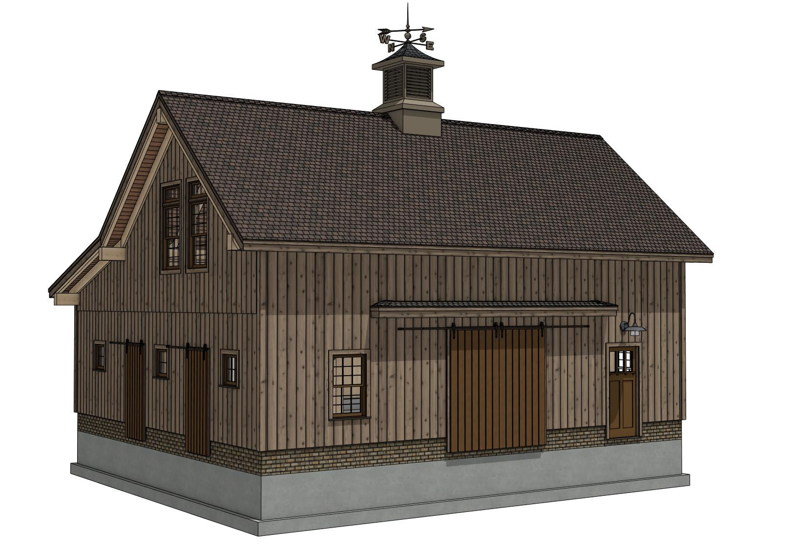 32' x 36' Roxbury Barn I