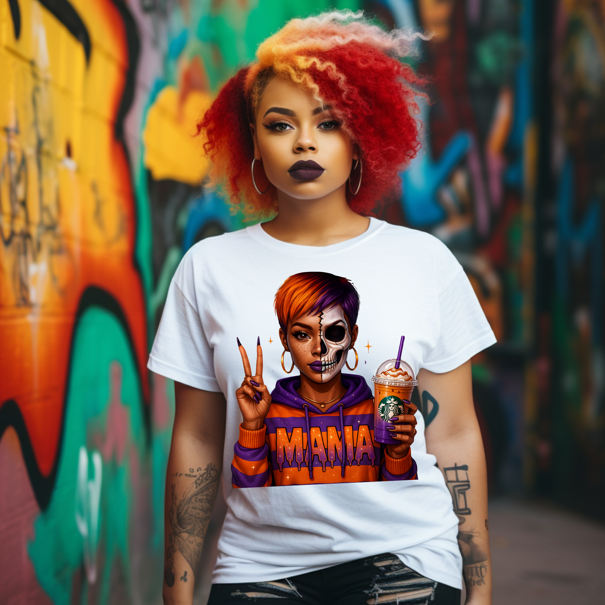 Spooky Mama Pink Horror Squad | Scary Movie Character