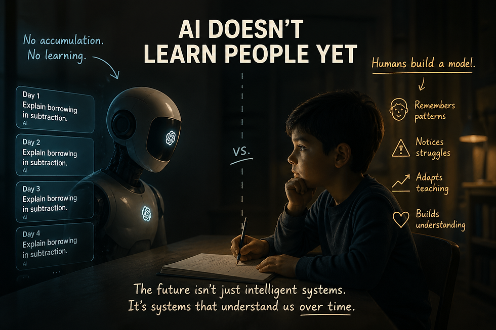 AI Doesn't Learn People Yet