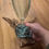 Thumbnail: Molten Glass on wood VASE
