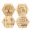 Thumbnail: Set of 4 wooden coasters