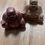 Thumbnail: Lucky Buddha laughing wooden ornament Large