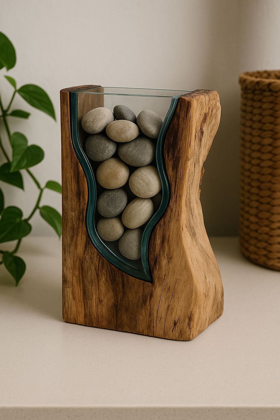 Thumbnail: 30cm Glass Vase Table ornament