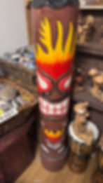 Large Totem mask full log