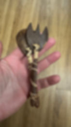 Coconut spoon & fork set