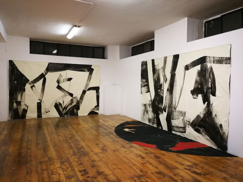 grandi tele Ebony e great ebony Art collection Abstract art contemporary artist