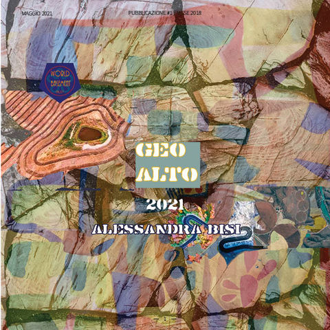 Geo alto Mixed media technique in painting terra dall'alto