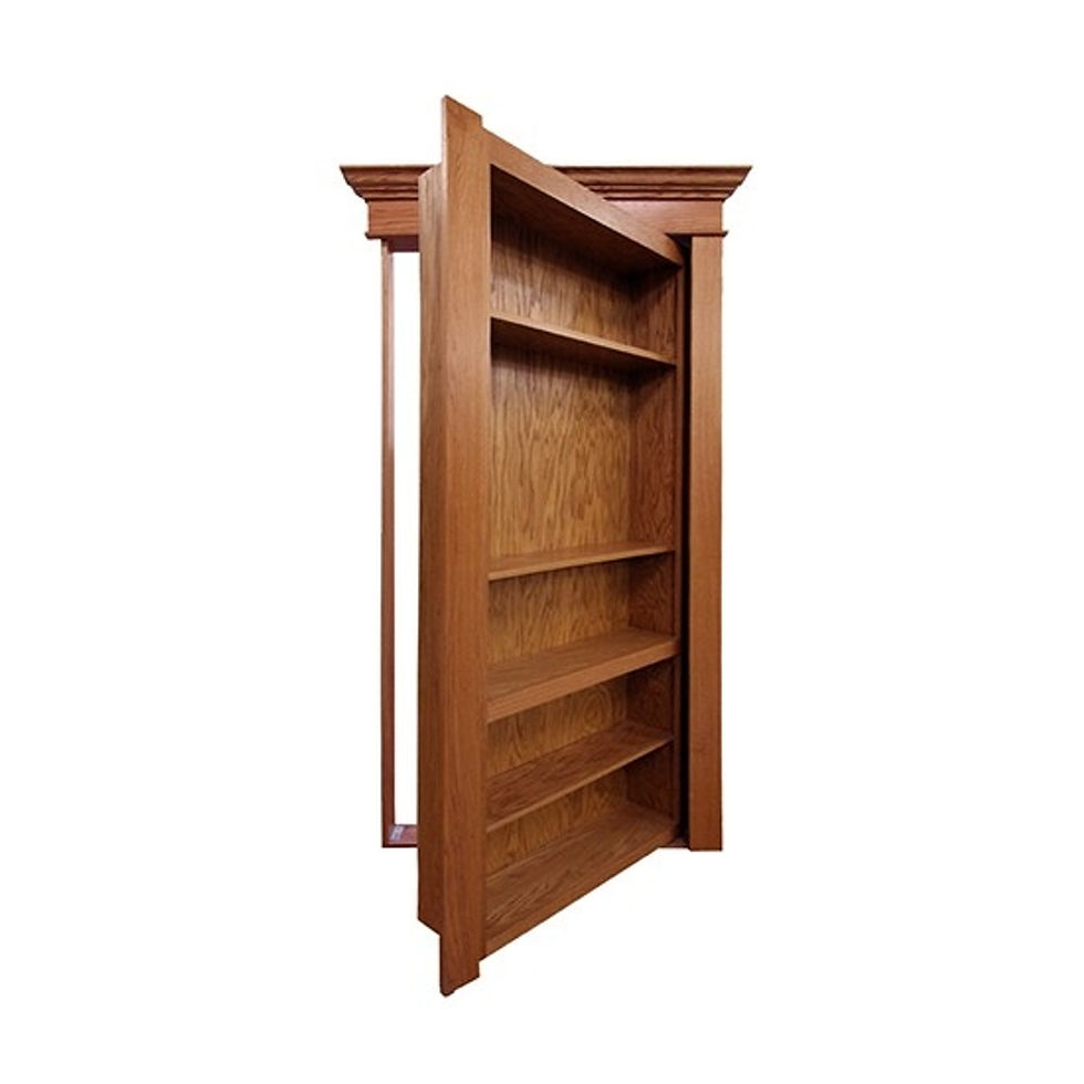 Thumbnail: Hidden Door Bookshelf - American Oak
