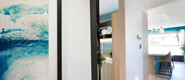 Hidden bookshelf door