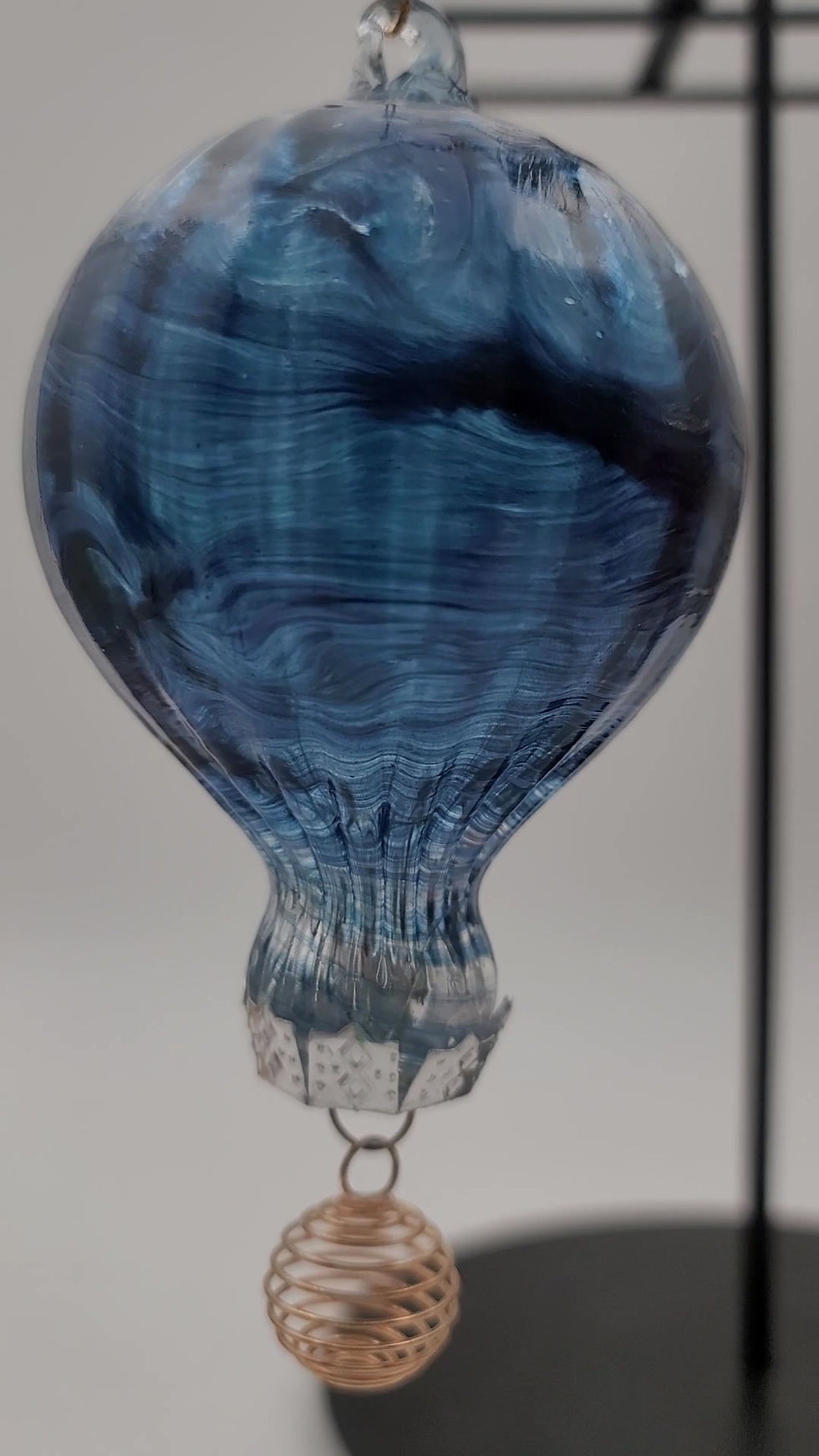 Thumbnail: Hot Air Balloon - Navy Blue "Starry Night"