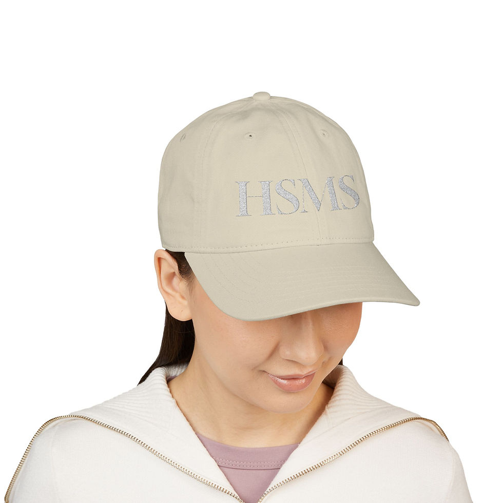Thumbnail: HSMS—Organic Embroidered Baseball Cap 