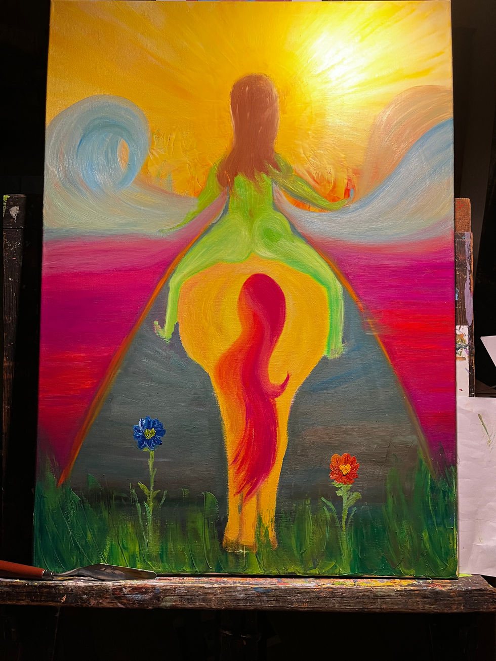 Entstehungsprozess Gemälde_8