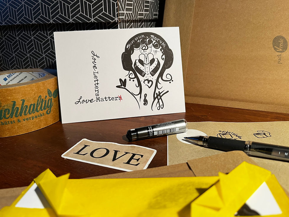 Miniaturbild: Postkarte Lovematters