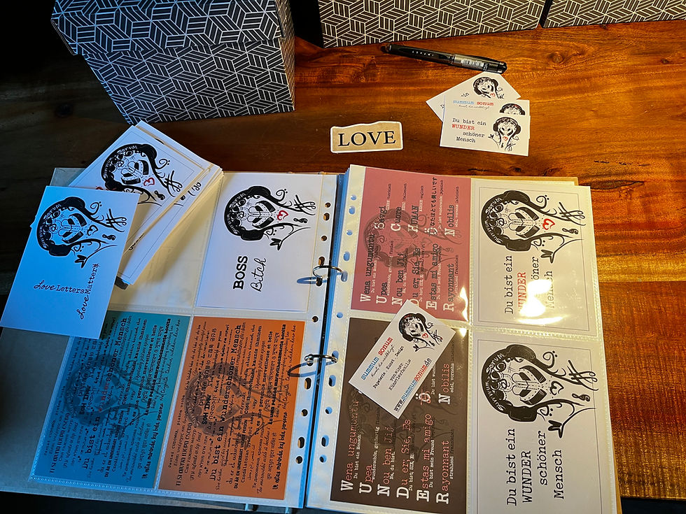 Sammelmappe Postkarten Sammelhülle Produktbild