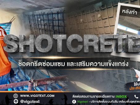 ช็อตกรีต Shotcrete เทคนิคการซ่อมแซมโครงสร้างสะพานขั้นสูงที่แข็งแรงรวดเร็วและยั่งยืน