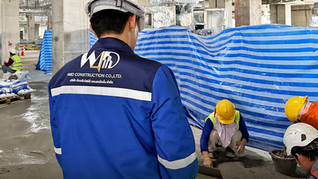 งานสกัดพื้นและปรับระดับด้วยปูนปรับระดับ (Self-Leveling) แก้ปัญหาพื้นไม่เรียบ เพื่อรองรับงานพื้นระบบอุตสาหกรรมอย่างมีมาตรฐาน