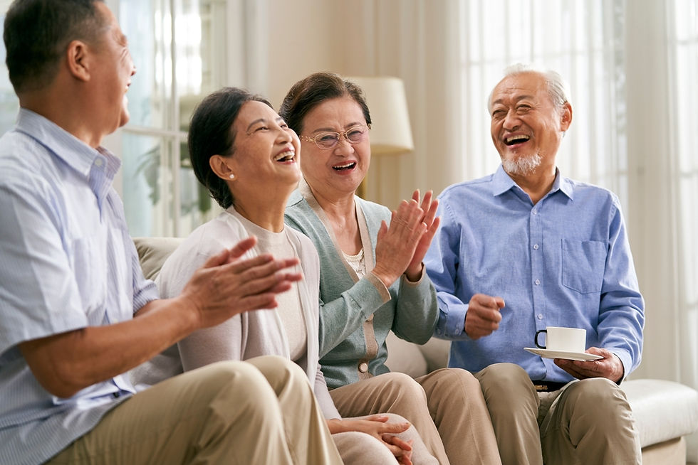 Happy Seniors Enjoying Medicare Advantage health plans