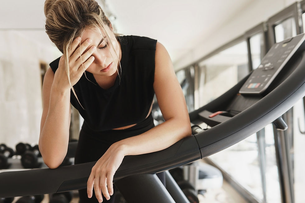 A woman suffering on the debt treadmill - Not Anymore she started The Debt Action Plan