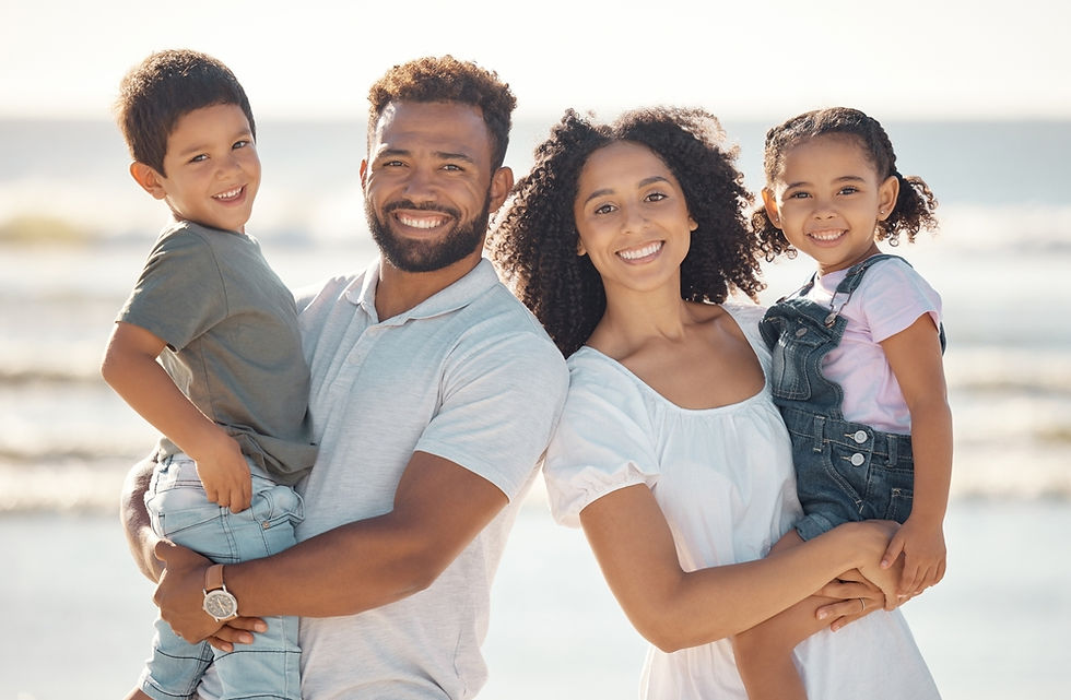 Family on vacation because The Debt Action Plan created an easy to follow system - Getting Ahead with The Debt Action Plan
