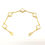 Thumbnail: WHITE CLOVER GOLD BRACELET