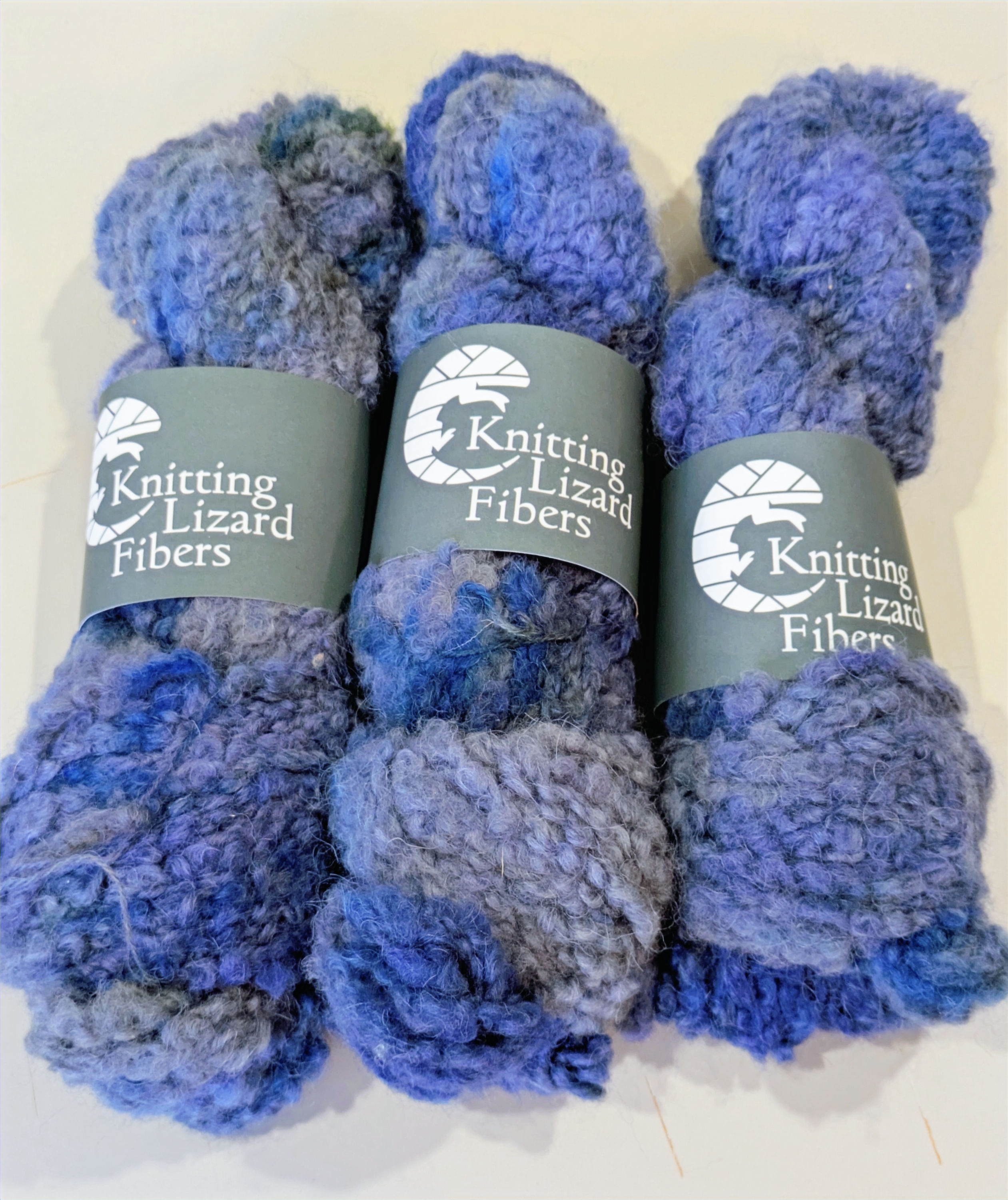 Knitting Lizard Fibers Teddy Bear Boucle