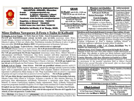 Bulletin - 8th June 2025