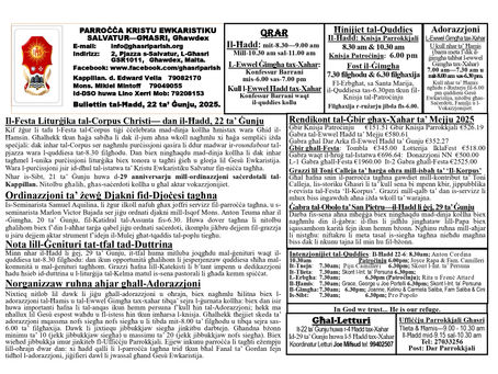 Bulletin - 22nd June 2025