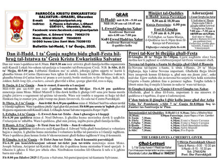 Bulletin - 1st June 2025