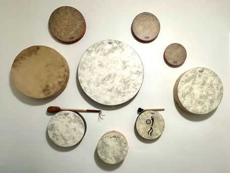 The Moon, Drums, Journeying and the energy of a space