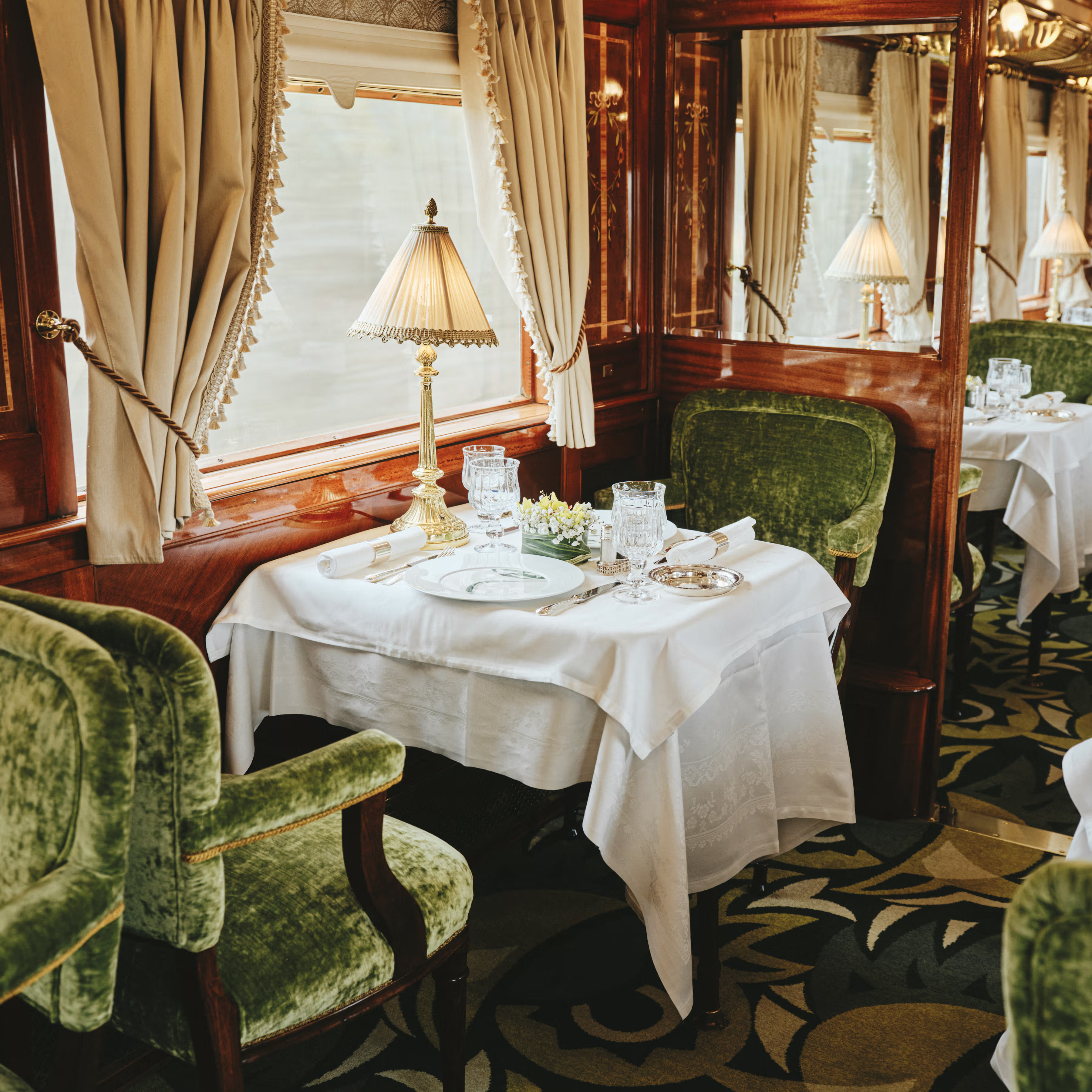 Historical dining areas of Orient Express