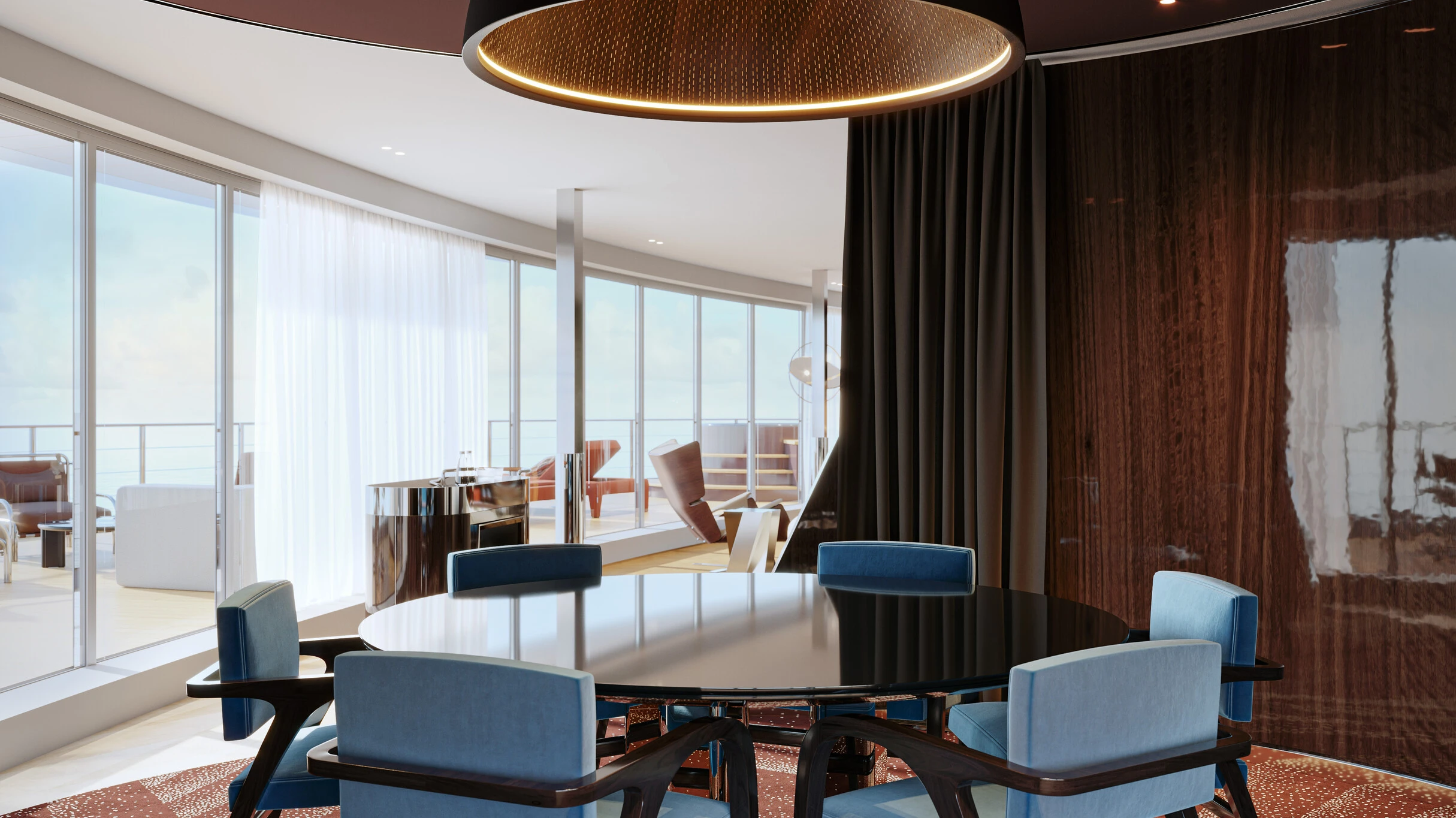 Agatha Christie Penthouse Suite spans 225 square metres indoors