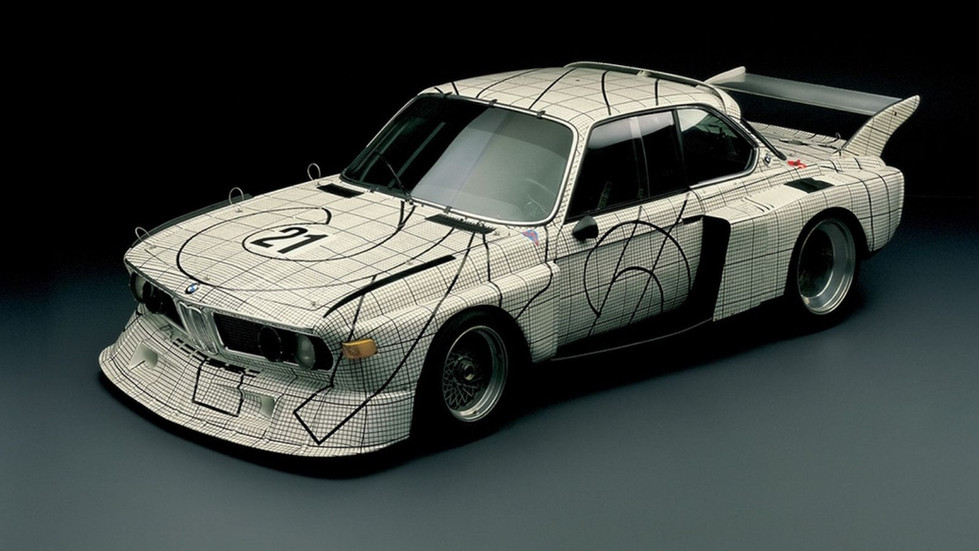 Frank Stella’s 1976 BMW 3.0 CSL, the second BMW Art Car.