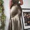 Thumbnail: Vintage Y2K Deep Olive Stretch Satin Fairy Gown (XS) 